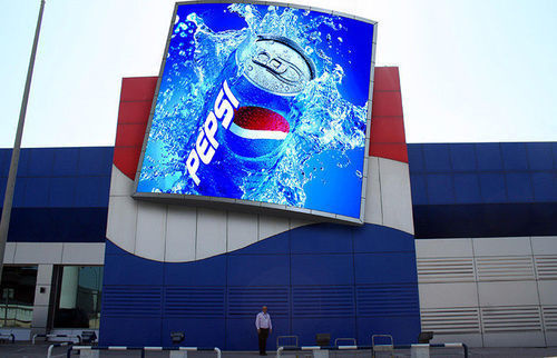 P4 P5 Waterproof Outdoor Fixed Led Display Screen On Building Roof