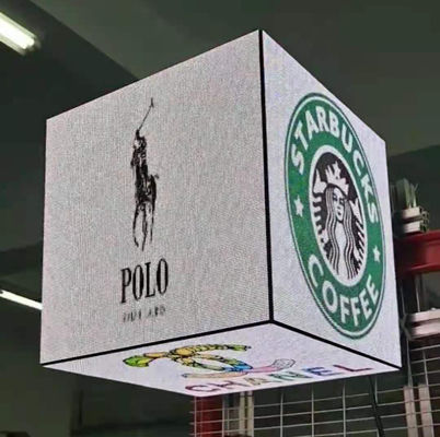 Outdoor SMD 1921 IP65 Waterproof LED Cube Display For Branding