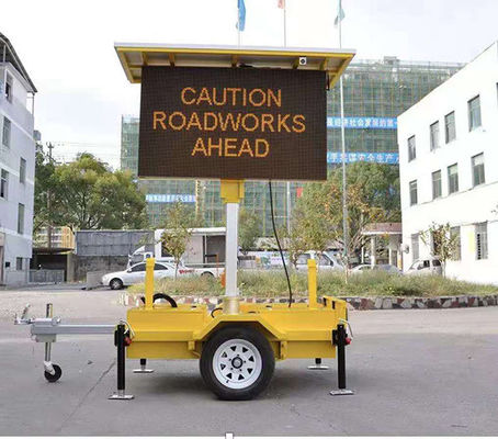 Double Sides P8 Mobile Led Display Trailer With Hydraulic System