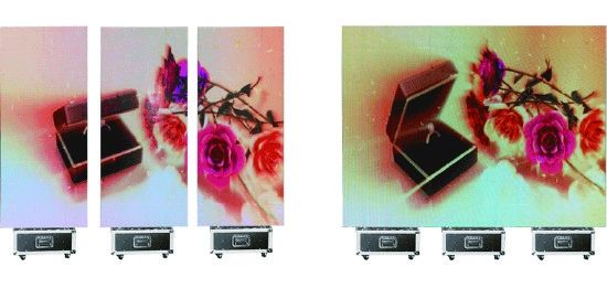 P3.91 Foldable Outdoor Rental LED Display Easy Install No Frame Design For Stage Speak