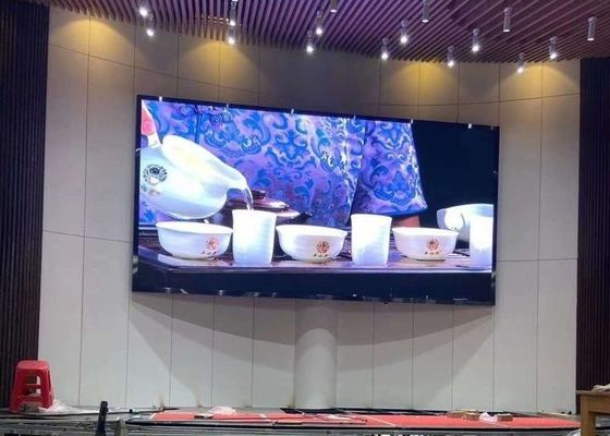 Full Color Interior Fixed Install Wall Mounted LED Display Screen For Advertising