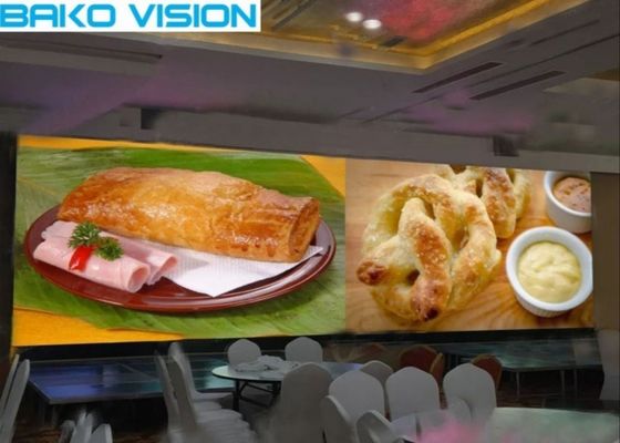 Indoor Wall Mounted Fixed Install LED Display Screen for Restaurant Advertising