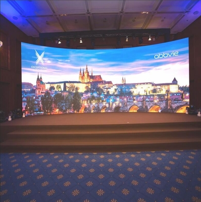 325W/Sqm Fixed Rental LED Display IP40 ETL Indoor Rental Video Wall