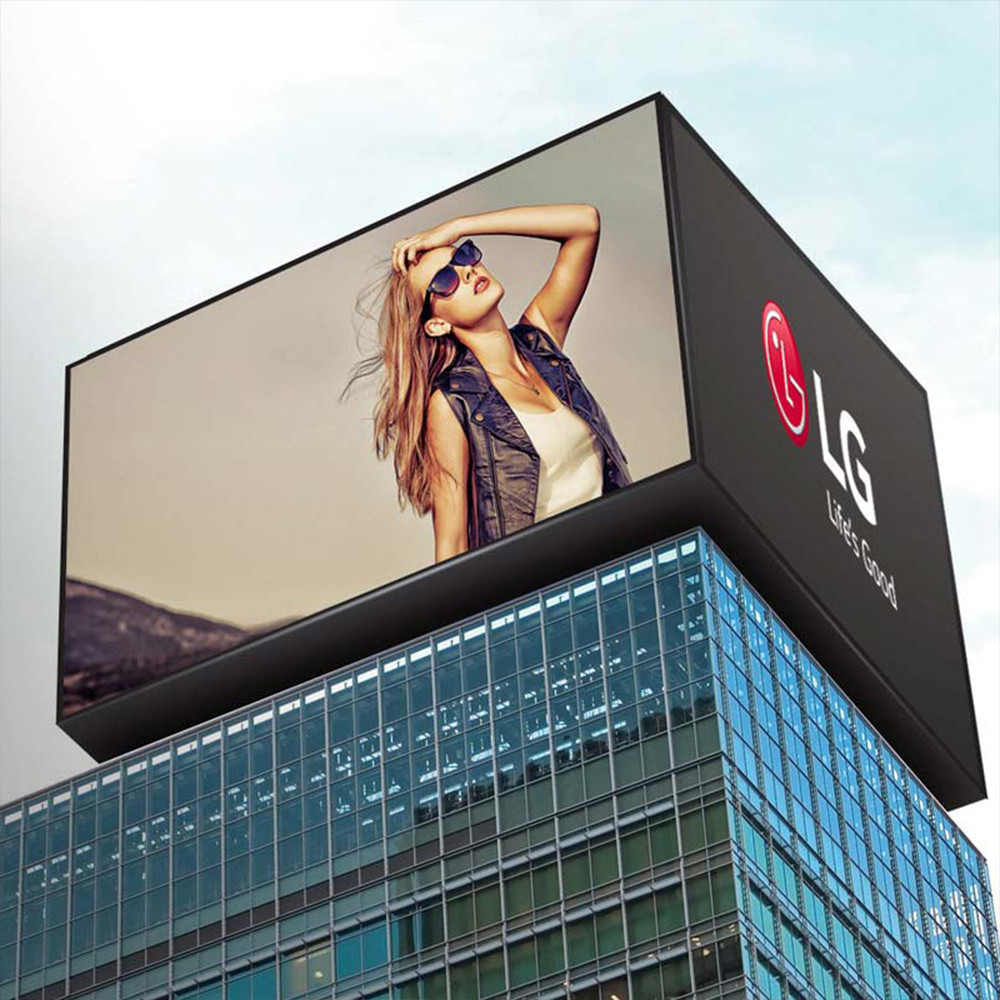 Outdoor Fixed Install Large Advertising LED Display Billboard In ...